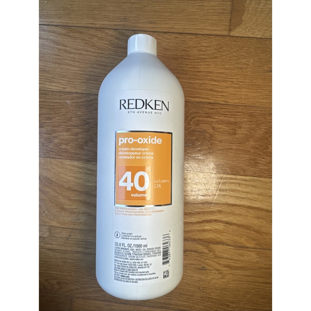 REDKEN PRO-OXIDE Cream Developer 40-Volume For Lightener and Hair Color